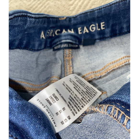 American Eagle Next Level Stretch Curvy Super Hi-Rise Jegging Jeans 10 Short - Picture 5 of 9